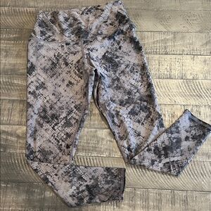 Evolution and Creation Gray Patterned Leggings